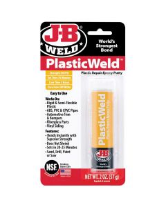 JBW8237 image(0) - J-B Weld 8237 PlasticWeld Plastic Repair Epoxy Putty - 2 oz.