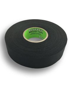 CSU172315 image(0) - Chaos Safety Supplies Renfrew Cloth Hockey Tape, 1" (Straight Edge Black, 25m long)