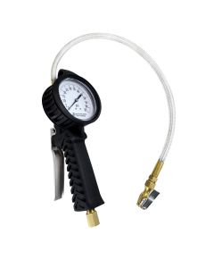 AST3082 image(0) - Astro Pneumatic Dial Tire Inflator W/ Stainless Hose - 0-65psi