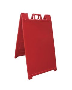 CSU1225RD image(0) - Chaos Safety Supplies A-Frame Advertisement Marketing Sign Red