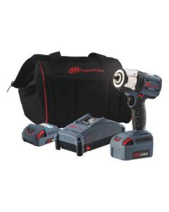 IRTW5133-K22 image(0) - Ingersoll Rand 20V Mid-torque 3/8" Cordless Impact Wrench Kit, 550 ft-lbs Nut-busting Torque, 2 Batteries and Charger