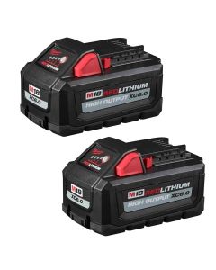 MLW48-11-1862 image(0) - Milwaukee Tool M18 REDLITHIUM HIGH OUTPUT XC6.0 Battery Pack (2 Pk)