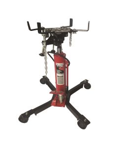 INT3052A image(0) - American Forge & Foundry AFF - Transmission Jack - Hydraulic - Telescopic - Two Stage - 1,100 Lbs. Capacity - 37" Min H to 78" High H - Manual Foot Pedal / Air Assist - Double Pump Quick Lift