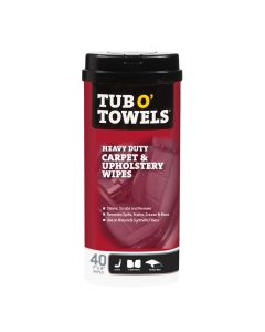 FDPTW40-CPA image(0) - Tub O' Towels Tub O' Towels Heavy Duty Carpet Wipes, 40 count