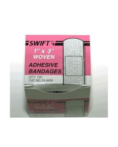 CSU16459 image(0) - Chaos Safety Supplies Woven Bandaids (Pack of 100) 1 in. x 3 in.