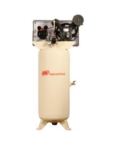 IRT45465432 image(0) - Ingersoll Rand 7.5 HP, 230 volts, 3 phase, 80 gallon vertical air compressor