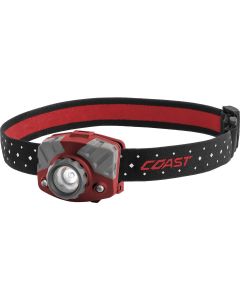 COS20618 image(0) - COAST Products FL75R Rechargeable Headlamp red body in gift box