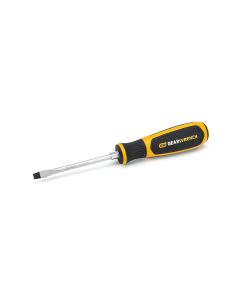 KDT80013H image(0) - GearWrench 1/4" x 4" Slotted Dual Material Screwdriver