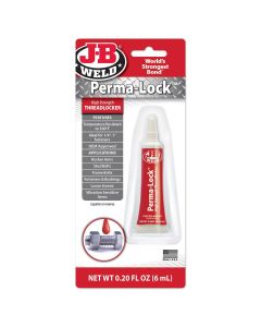 JBW27106 image(0) - J-B Weld 27106 Perma-Lock High Strength Threadlocker - Red - 6 ml.