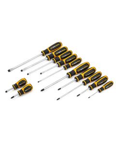 KDT80051H image(0) - GearWrench 12 Pc. Phillips&reg;/Slotted Dual Material Screwdriver Set
